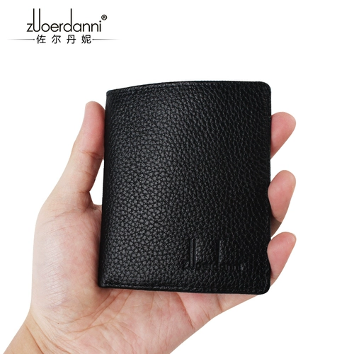 Желтый кожаный бумажник, ультратонкий кошелек, цвет, из натуральной кожи, на удачу