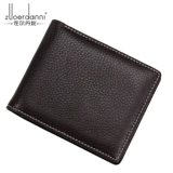 Короткий бумажник, кожаный вместительный и большой кошелек, из натуральной кожи, воловья кожа, в корейском стиле