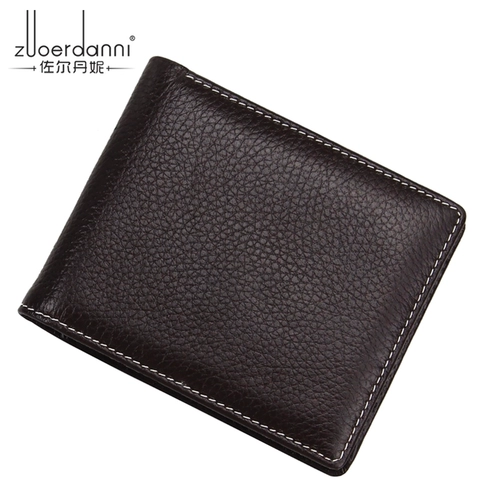 Короткий бумажник, кожаный вместительный и большой кошелек, из натуральной кожи, воловья кожа, в корейском стиле