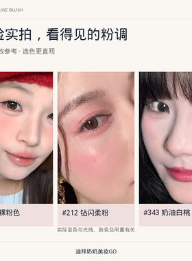 迪奥DIOR蓝金腮红盘陶土色