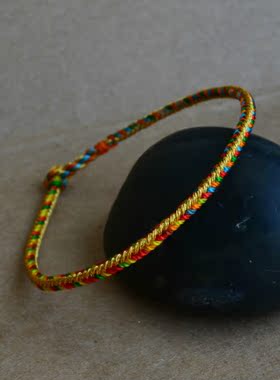 招姻缘爱情编织端午节红绳手链