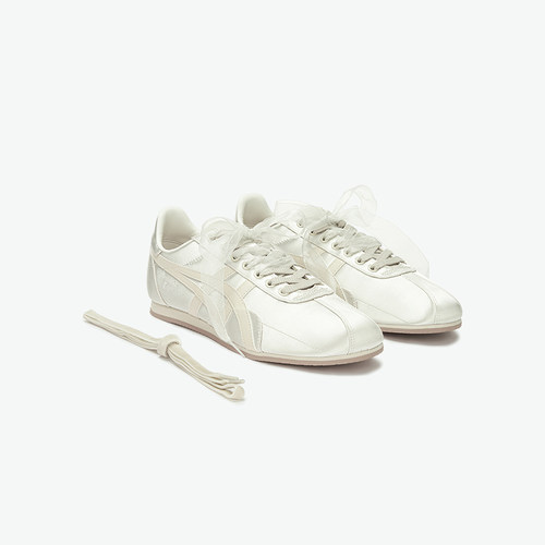 [新品]Onitsuka Tiger鬼塚虎RUNSPARK女款夏季米色复古运动休闲鞋 - 图1
