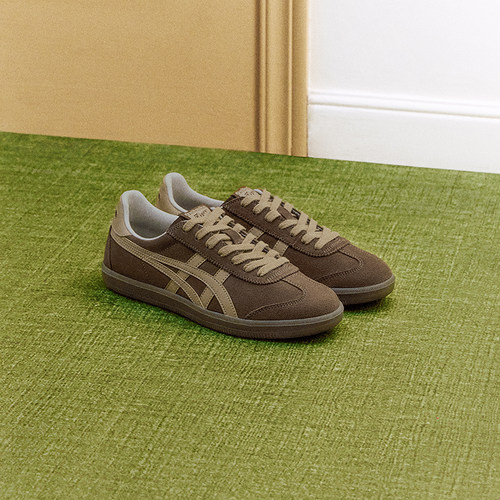 Onitsuka Tiger鬼塚虎TOKUTEN夏季男女板鞋经典复古棕色德训鞋 - 图0