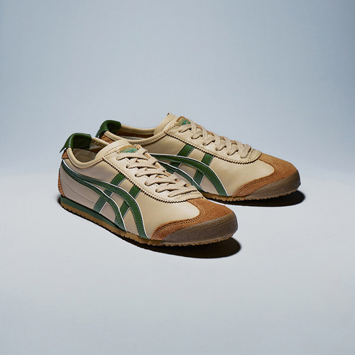 [经典]Onitsuka Tiger鬼塚虎MEXICO 66™复古奶茶色情侣鞋休闲鞋 - 图0