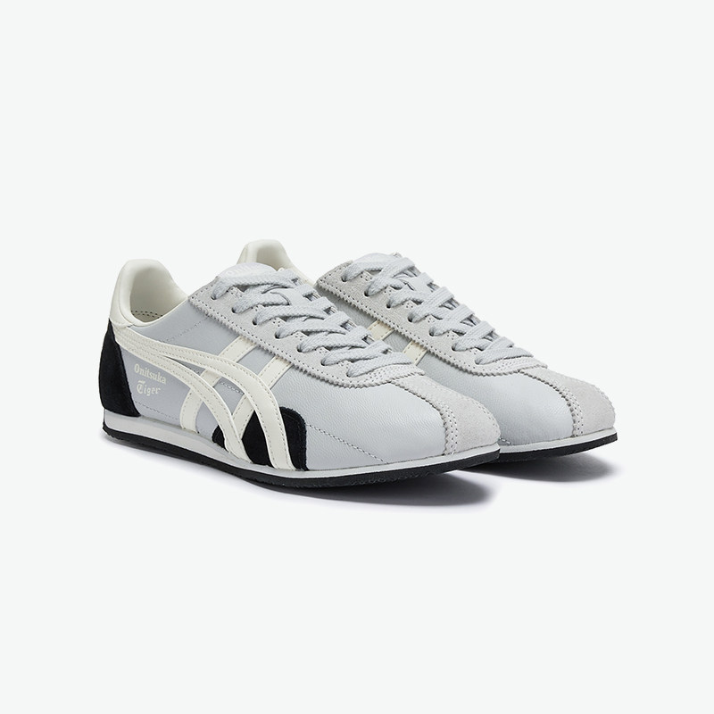 Onitsuka Tiger鬼塚虎RUNSPARK灰色黑色冬季复古运动鞋百搭休闲鞋