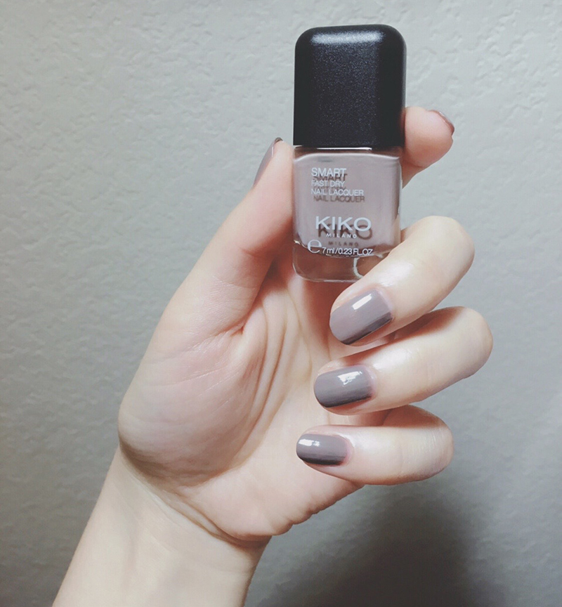 Kiko Smart Smart Dry Nail Policy Cry Bottle 7ml 06 07 39 40 Caramel Milk Gray Beans Shadow