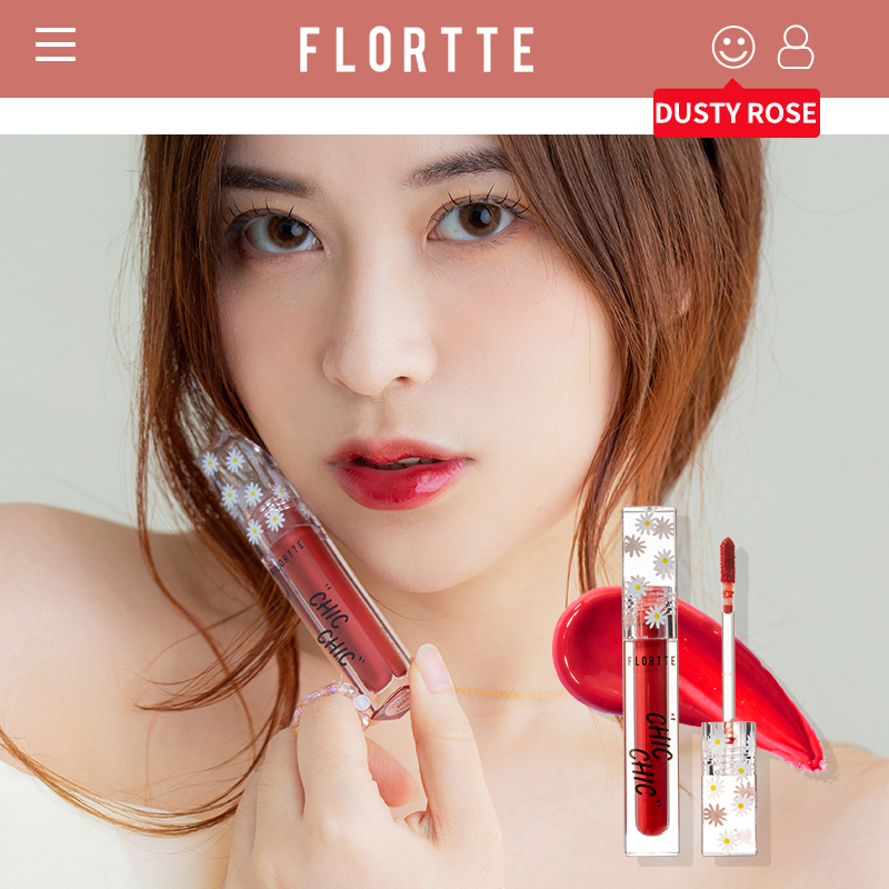 清仓临期FLORTTE/花洛莉亚果冻镜面水光唇釉保湿平价雾面口红学生 - 图1