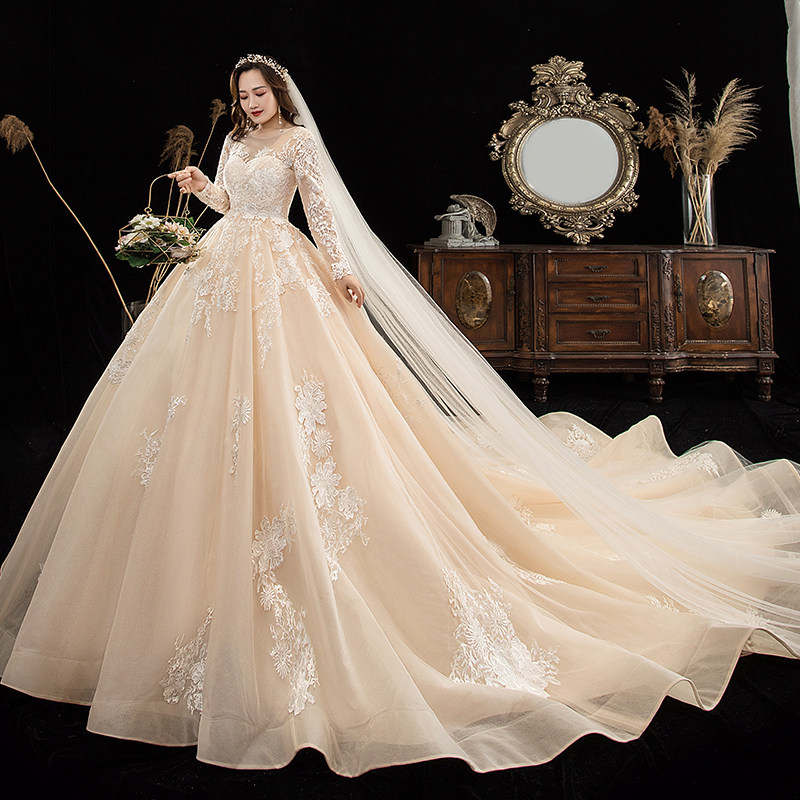 婚纱2020新款新娘胖mm 200斤欧式 磬之缘服饰婚纱