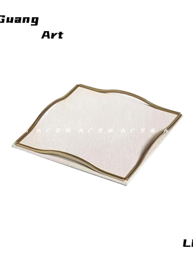 陶瓷花器装饰花艺托盘意式轻奢