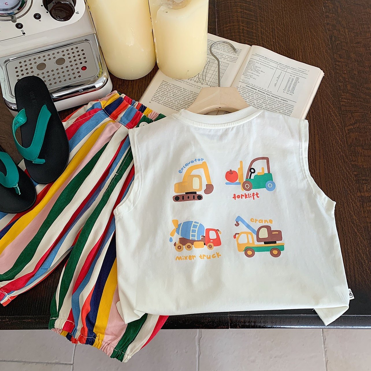 莫代尔背心夏季卡通T恤新款无袖儿童印花上衣男童女童宝宝洋气,淘宝优惠券,粉丝福利购,淘宝优惠卷