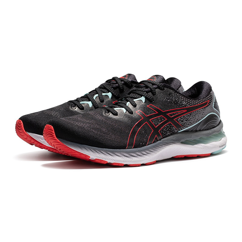 asics缓震透气男黑色跑步跑鞋 asics跑步鞋