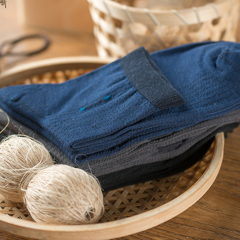 井竹苎麻春夏休闲商务防臭中筒袜 井竹短袜/打底袜/丝袜/美腿袜