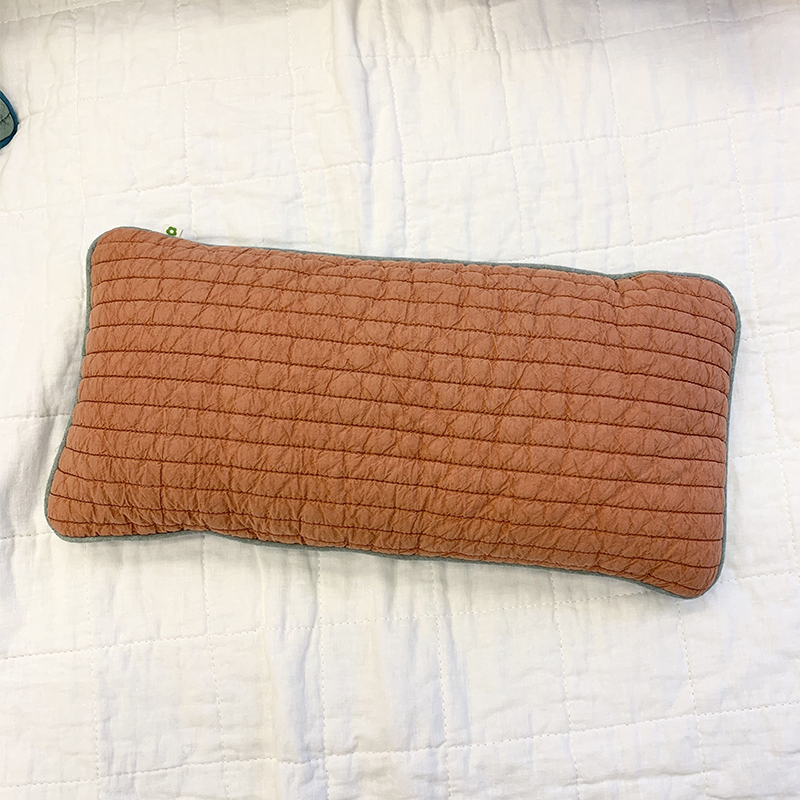 儿童枕套荞麦壳枕头单人枕头套纯色学生宿舍枕单只护颈枕芯