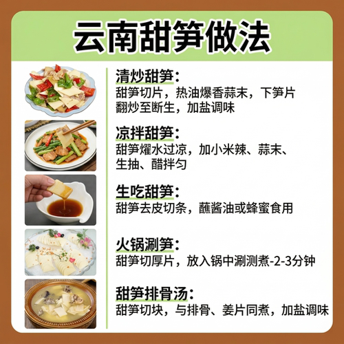 云南甜笋5斤 新鲜甜龙笋思茅普洱生吃水果竹笋鲜嫩春笋头蔬菜雷笋 - 图2