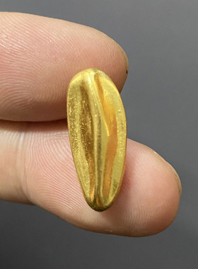 纯铜实心鎏金瓜子花生寓意发子发孙复古家居工艺国风摆件五个包邮