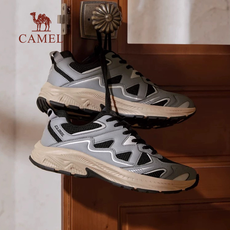 骆驼光年运动鞋2025春季新款女鞋休闲鞋防滑鞋子耐磨减震跑步鞋女