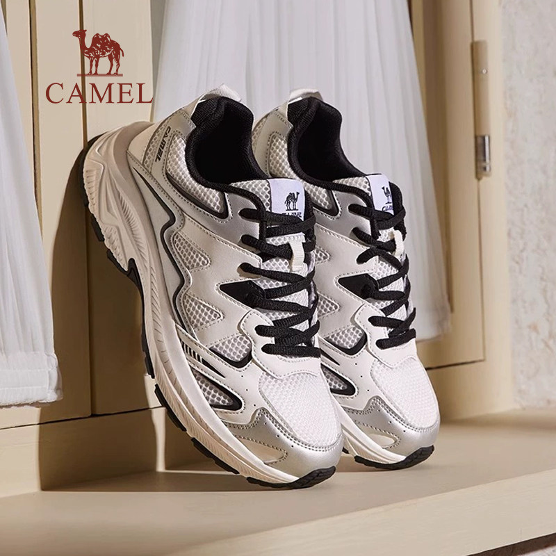 骆驼光年运动鞋2025春季新款女鞋休闲鞋防滑鞋子耐磨减震跑步鞋女
