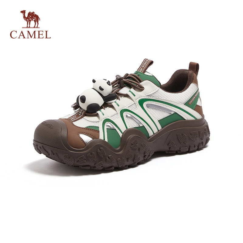 骆驼女鞋2025春季新款厚底户外徒步登山鞋运动鞋时尚休闲鞋丑萌鞋,淘宝优惠券,粉丝福利购,淘宝优惠卷
