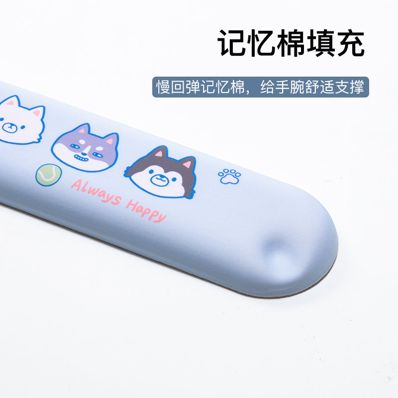 copton鼠标垫护腕垫女硅胶软垫3D电竞可爱原创记忆棉慢回弹键盘手托硅胶护腕鼠标垫护腕垫舒适掌托腕托垫办公 - 图3