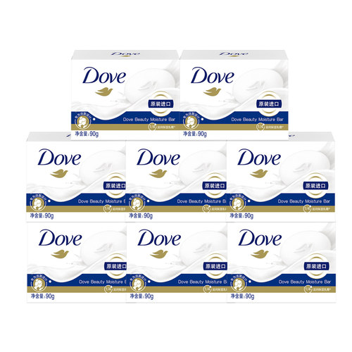 Dove/多芬柔肤乳霜香块香皂男女洗手洗澡沐浴脸洗肥皂90g/块 - 图3