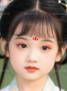 汉服眉心贴儿童纹身贴