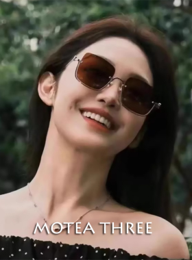 新款倪妮同款复古墨镜高级感显瘦