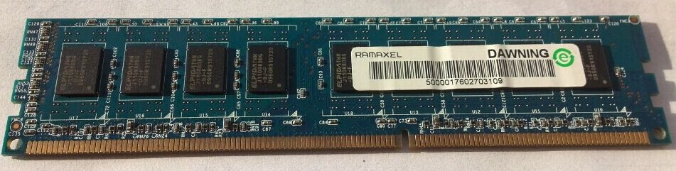 Ramaxel/记忆原厂DDR3 1333 ECC 2G  PC3-10600E服务器台式机内存 - 图0