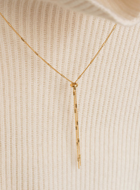 黄铜黄铜锁骨链女项链