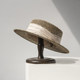 Crazy Hat Straw Hat Natural Salt Water Grass Hollow Grass Hat Retro Flat Hat Women Summer Vacation 25 Years New