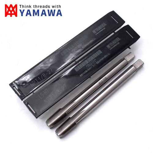 日本YAMAWA加长管牙直槽丝锥 PT1/8-28NPT1/4-18 G1/8-27机用丝攻 - 图2
