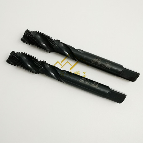 日本进口OSG钢铁用黑色螺旋丝锥EX-H-SFT M14M16X2X1.5X1盲孔丝攻 - 图1