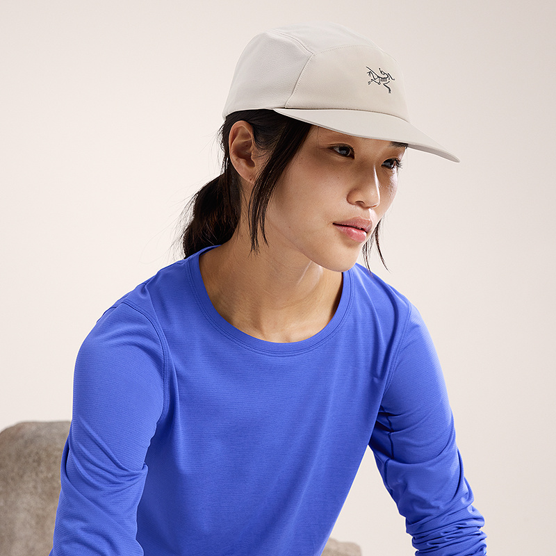 ARC'TERYX始祖鸟 GAMMA 5 PANEL CAP 透气 男女同款 弯檐帽 - 图0