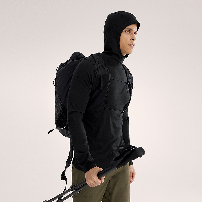 ARC'TERYX始祖鸟 IONIA MERINO WOOL HOODY 男子 羊毛长袖T恤 - 图2