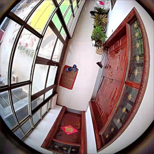 360全景鱼眼监控摄像头无线wifi家用室内无死角灯座灯头式监控器 - 图1