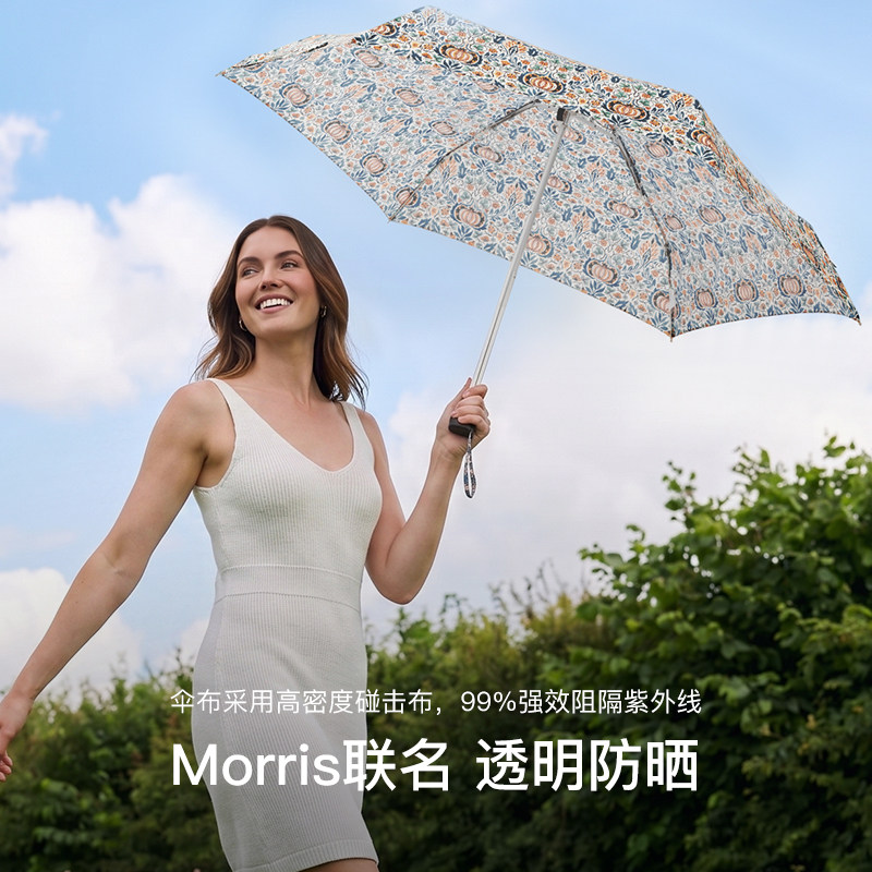 fulton英国王室富尔顿太阳伞遮阳雨伞女晴雨两用防晒防紫外线便携