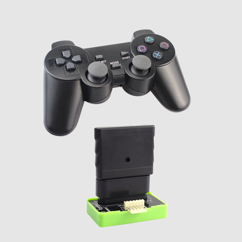 七星虫 智能小车遥控手柄 机器人 2.4G无线遥控器 PS2手柄接收器 - 图3