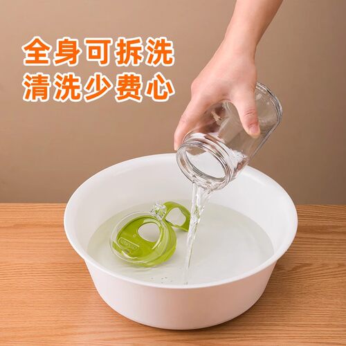 茶花油壶玻璃油罐壶厨房家用小油瓶醋壶酱油壶调料瓶防漏装油壸醋 - 图2
