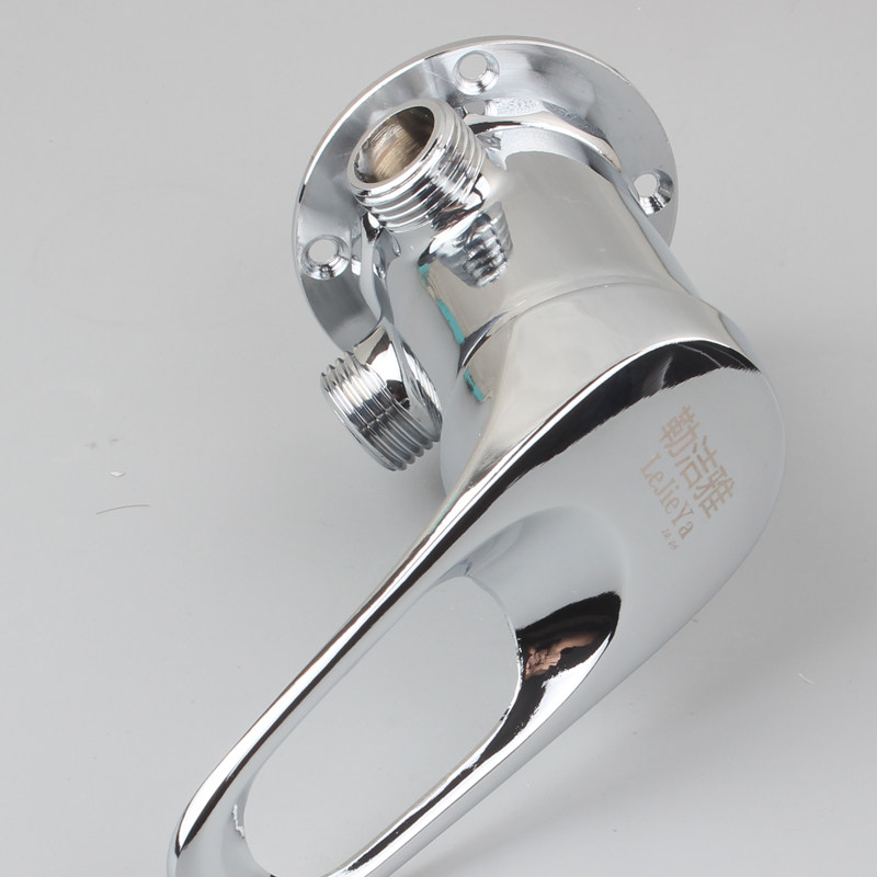 太阳能热水器全铜明装带上混水阀 勒洁雅浴缸淋浴龙头