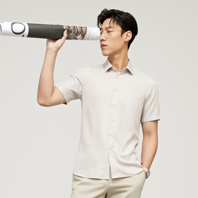 雅戈尔春夏新品商务休闲【速干面料】 雅戈尔衬衫