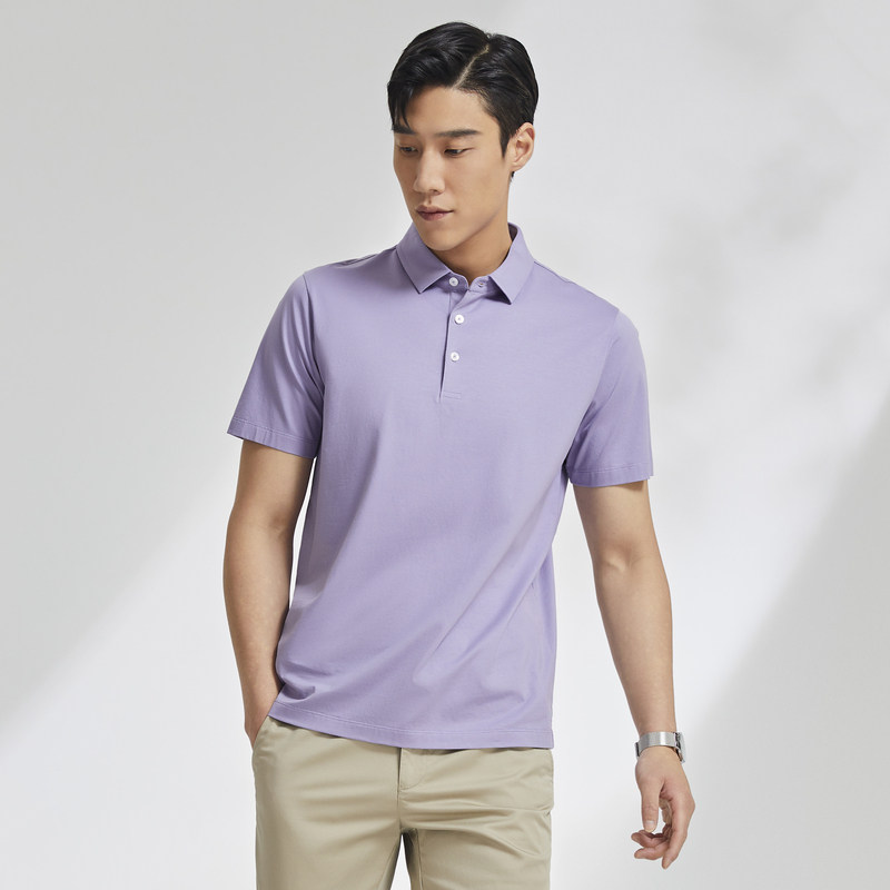 雅戈尔新款夏季男士短袖翻领polo衫 雅戈尔Polo衫