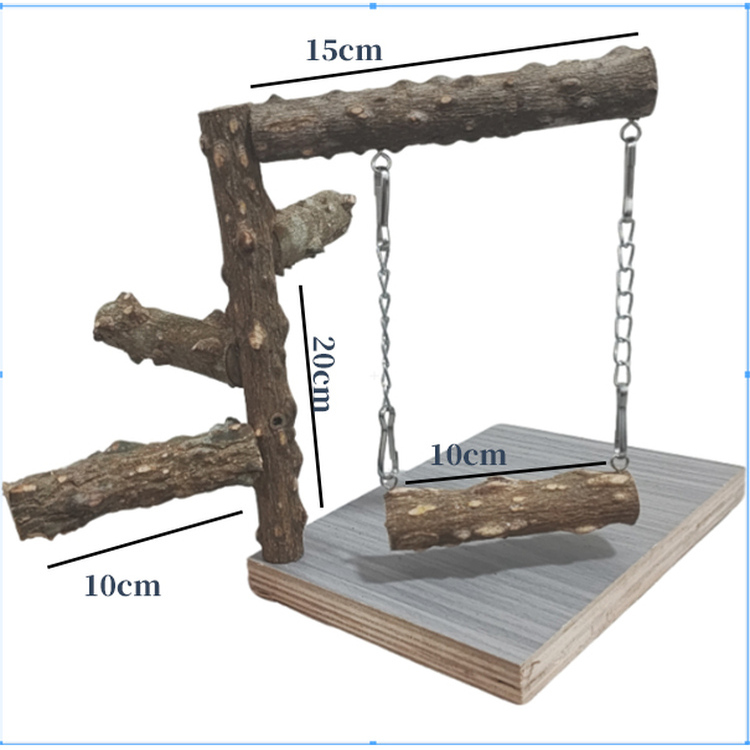 Parrot Pepperwood Training Stand Bird Swing
