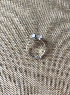 女士 青花瓷戒指 925银 手工饰品 简约流行 活口 古瓷首饰 百搭