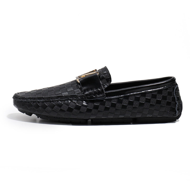 香港潮牌新款头层牛皮男士豆豆鞋高品质跨境大码休闲皮鞋潮男一脚,淘宝优惠券,粉丝福利购,淘宝优惠卷