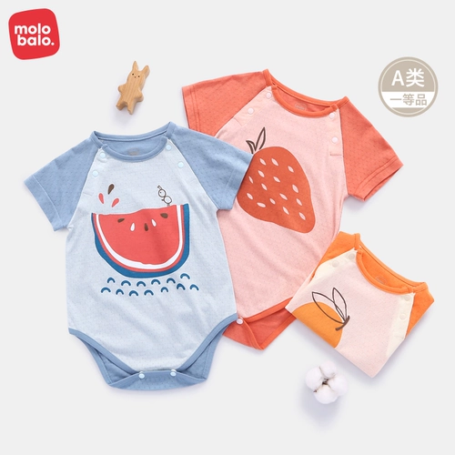 Летний комбинезон для новорожденных подходит для мужчин и женщин, тонкое детское боди для девочек