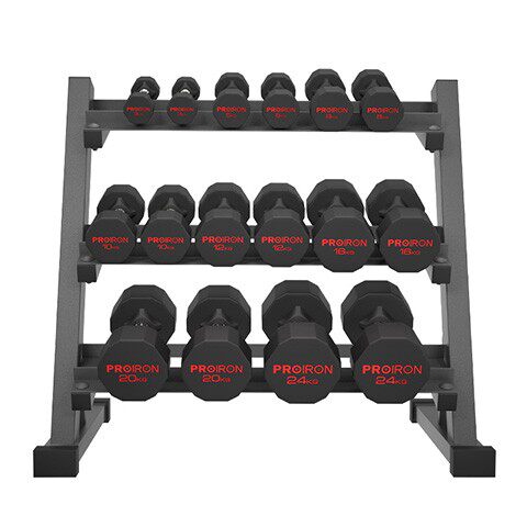 Pure steel dumbbell set delivered to your door