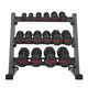 Pure steel dumbbell set delivered to your door