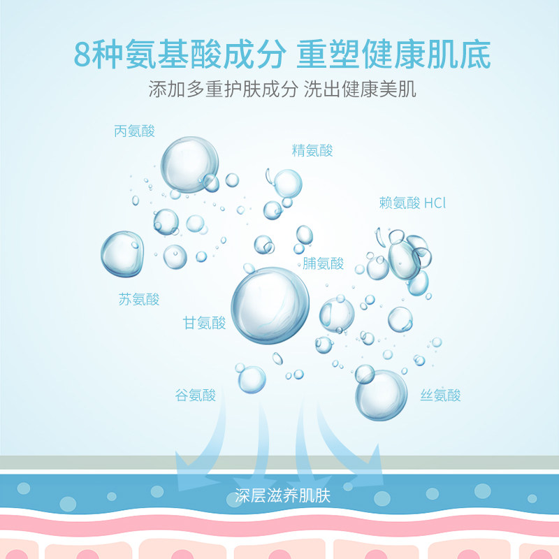 薇娅推荐larso莱仕氨基酸女敏感肌 莱仕化妆品洁面