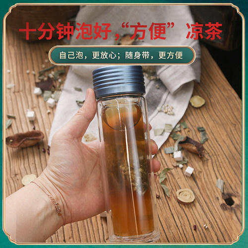 冰姨广东凉茶料包湿之选清热特强效正宗广式夏降下火赶湿气茶包 - 图0