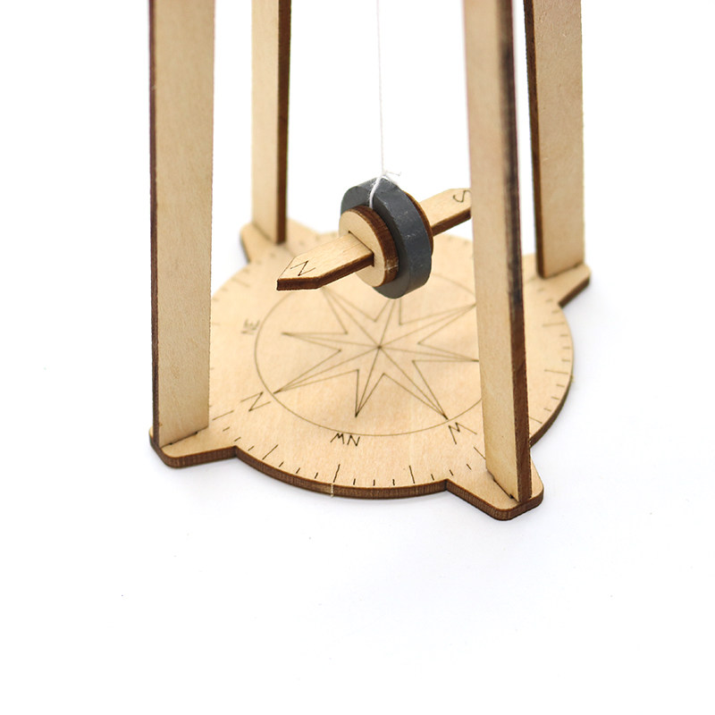 diy指南针科技小制作科学实验小发明儿童小学生科普手工拼装模型