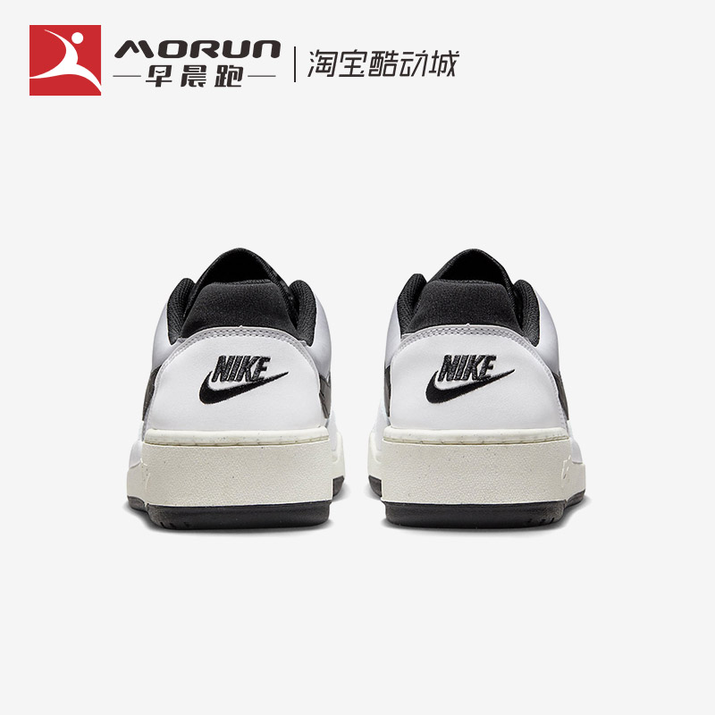 Nike/耐克 Full Force Low 白黑低帮复古运动休闲板鞋 FB1362-101 - 图2